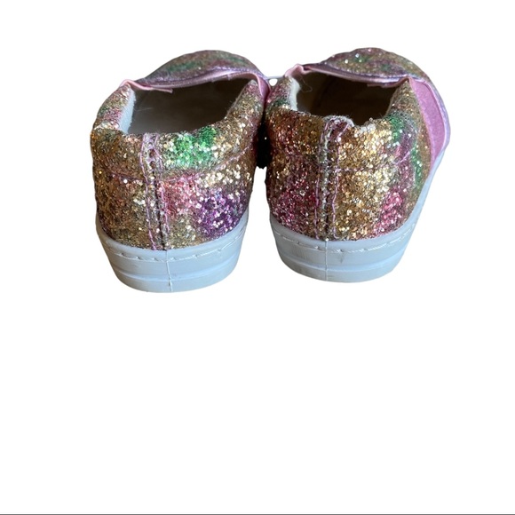 Fab Kids Toddler Sparkle Glitter Rainbow Kids Shoes Size 11 Girls - Picture 5 of 9